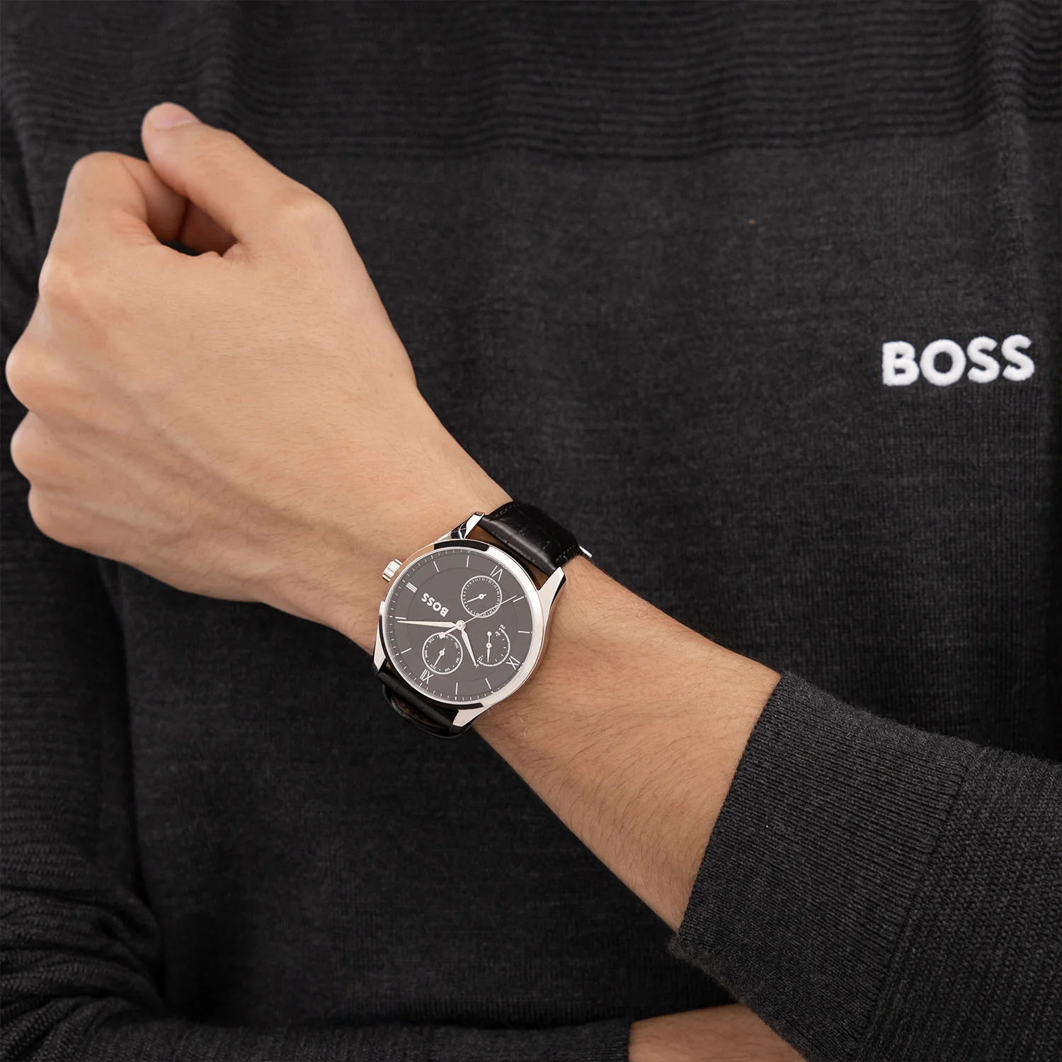 Hugo Boss Principle Master Silver Men's Watch HB1514272 - Image 3