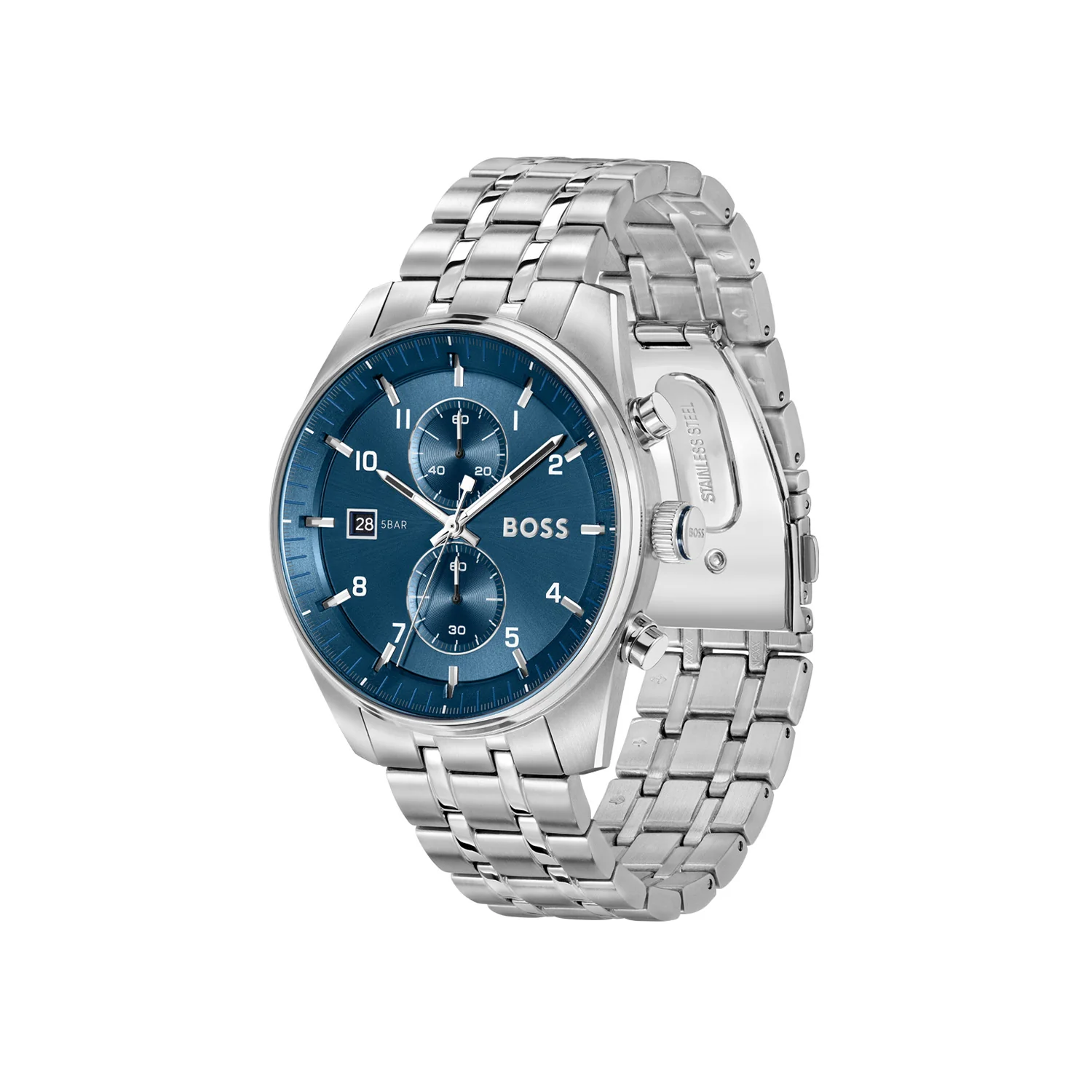 Hugo Boss Skytraveller Silver Men's Watch HB1514216 - Image 2
