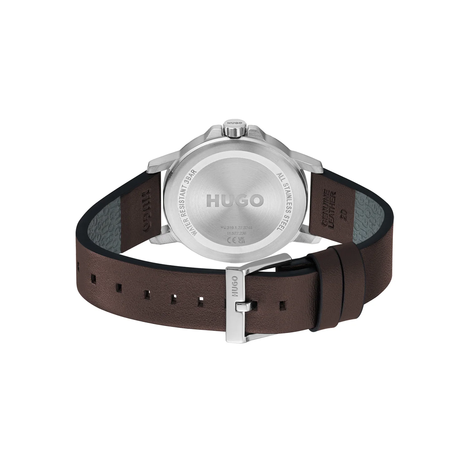Hugo Boss #SMOOTH Silver Men's Watch HU1530418 - Image 4