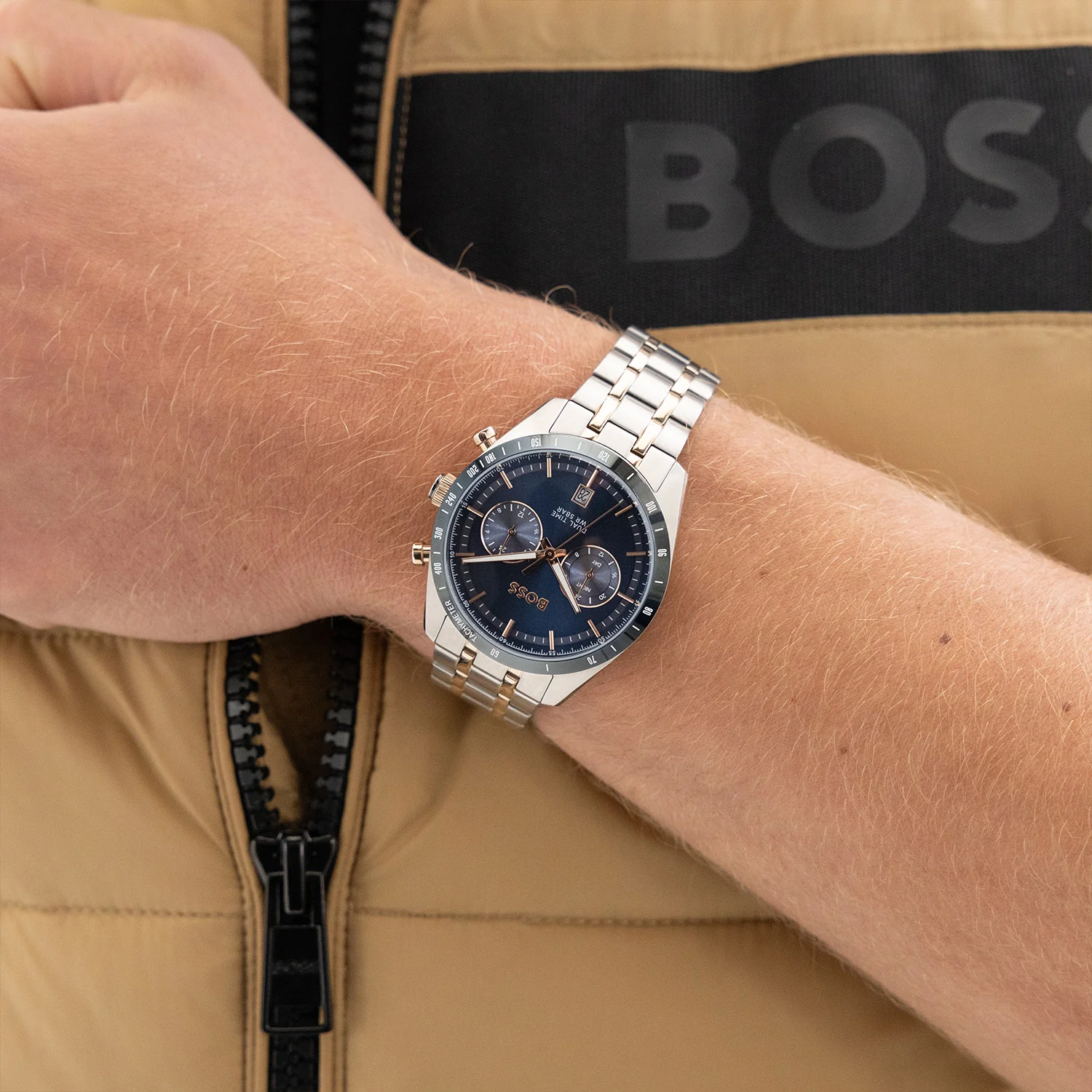 Hugo Boss Tourmaster Silver Men's Watch HB1514288 - Image 3
