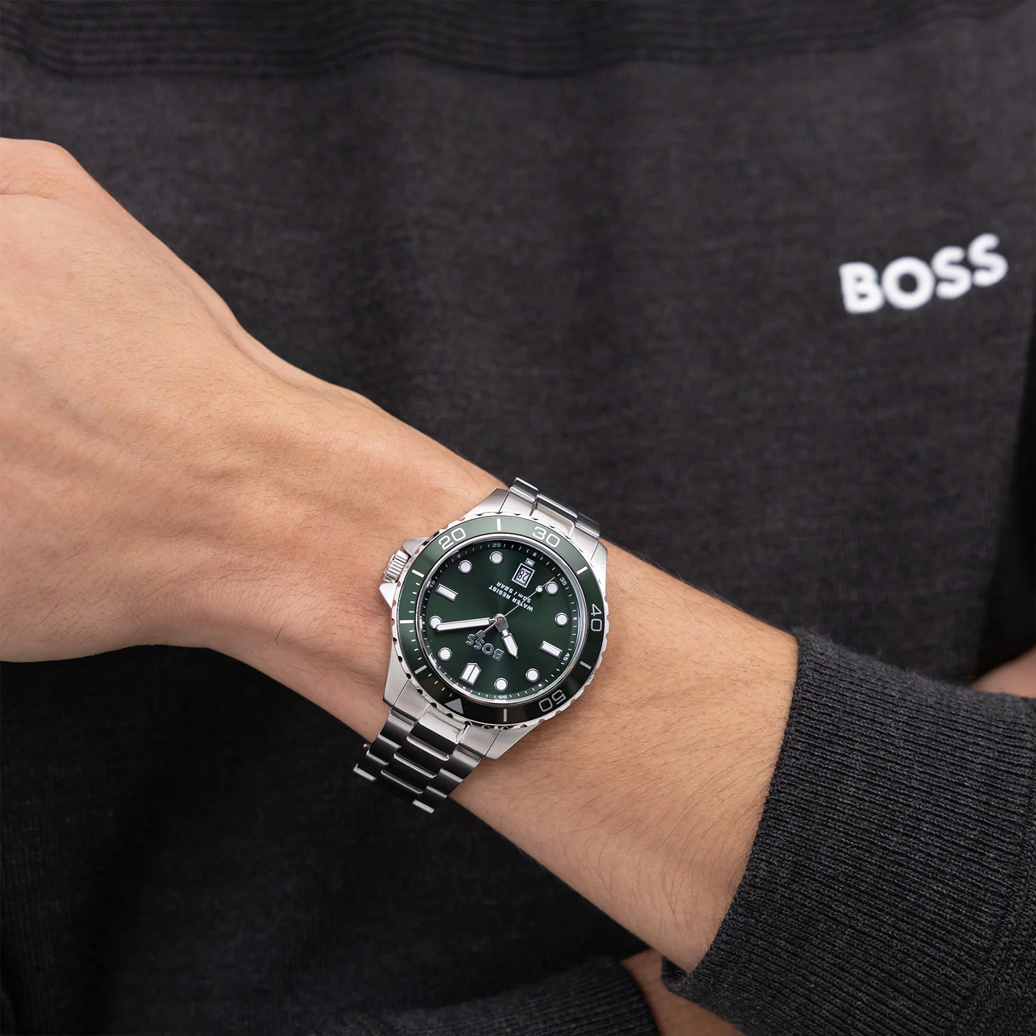 Hugo Boss Troper Sport Silver Men's Watch HB1514294 - Image 3