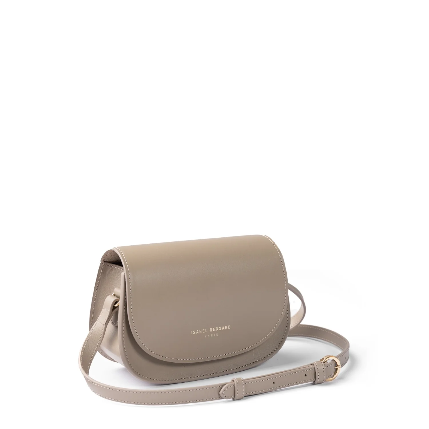 Montmartre Manon Taupe Vegetable Tanned Leather Crossbody Bag IB21116 - Image 10