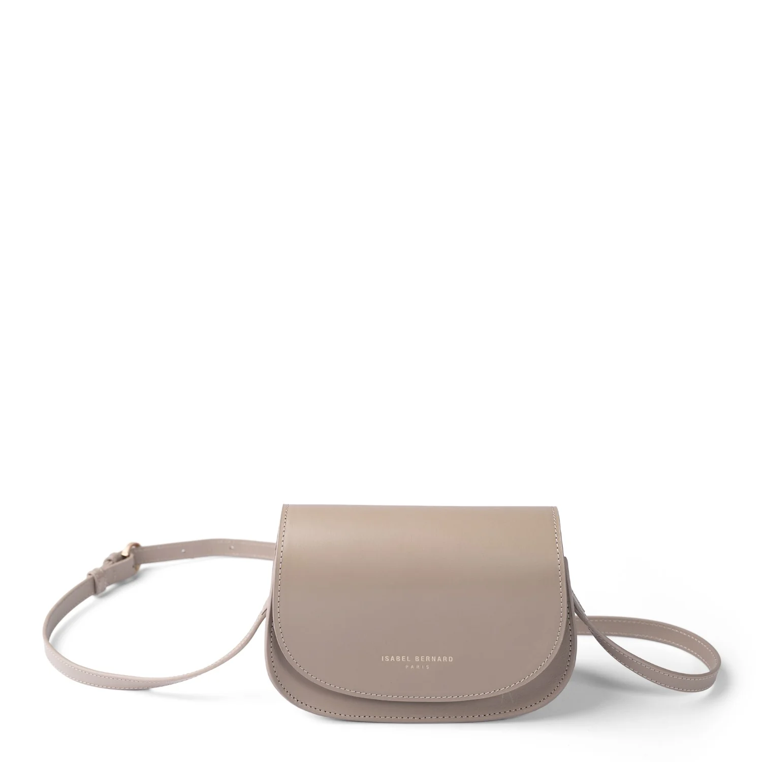 Montmartre Manon Taupe Vegetable Tanned Leather Crossbody Bag IB21116 - Image 9