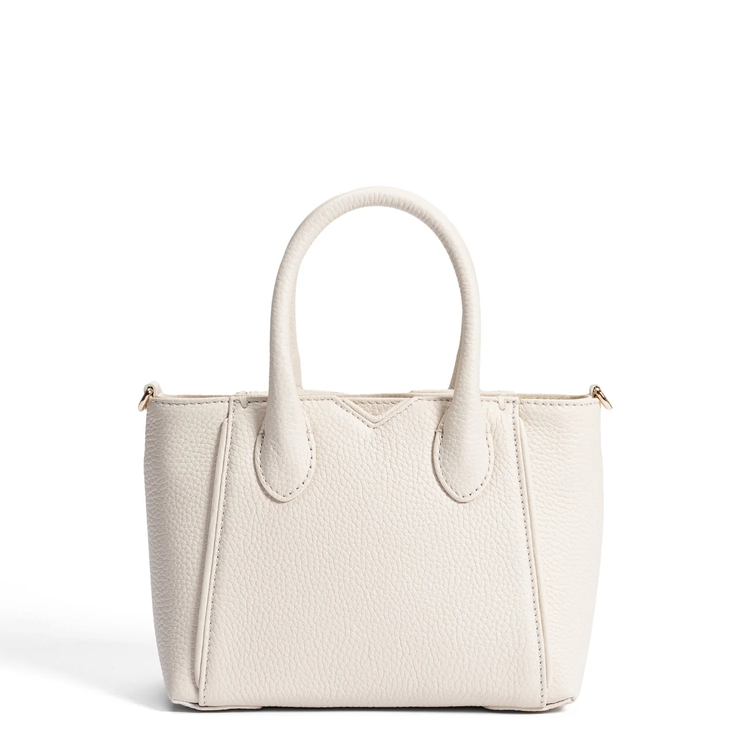 Isabel Bernard Honoré Cloe Mini Cream Calfskin Leather Handbag IB21124-070 - Image 5