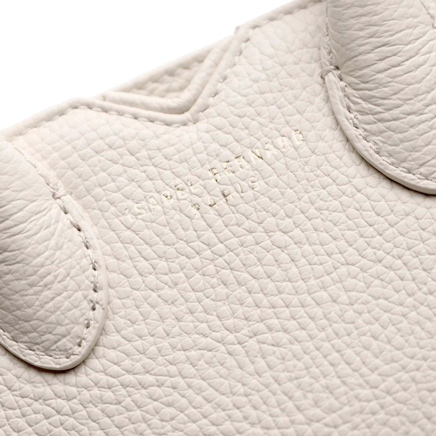 Isabel Bernard Honoré Cloe Mini Cream Calfskin Leather Handbag IB21124-070 - Image 6