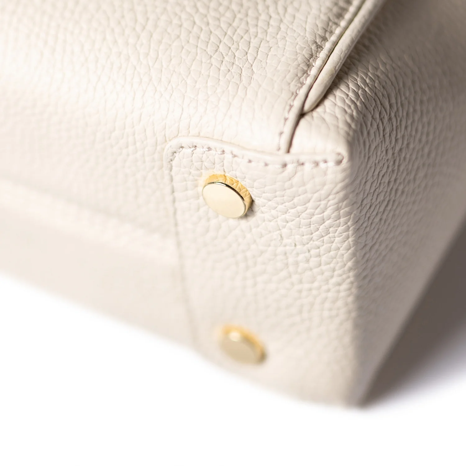 Isabel Bernard Honoré Cloe Mini Cream Calfskin Leather Handbag IB21124-070 - Image 8