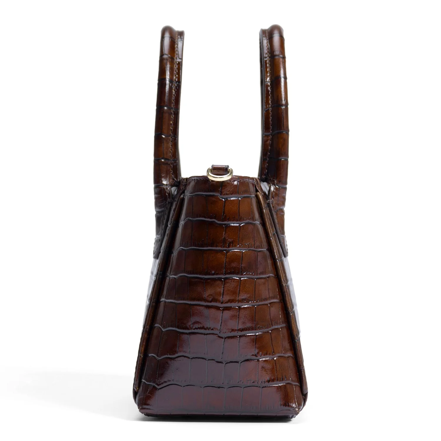 Isabel Bernard Honoré Cloe Mini Croco Brown Calfskin Leather Handbag IB21124-230 - Image 5