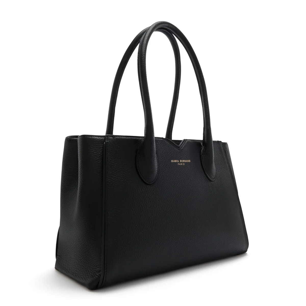 Isabel Bernard Honoré Cloe Midi Black Calfskin Leather Handbag IB25082-001 - Image 4