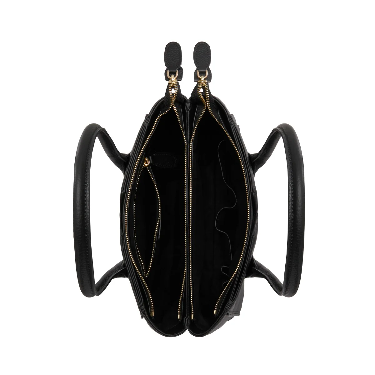 Isabel Bernard Honoré Cloe Midi Black Calfskin Leather Handbag IB25082-001 - Image 9