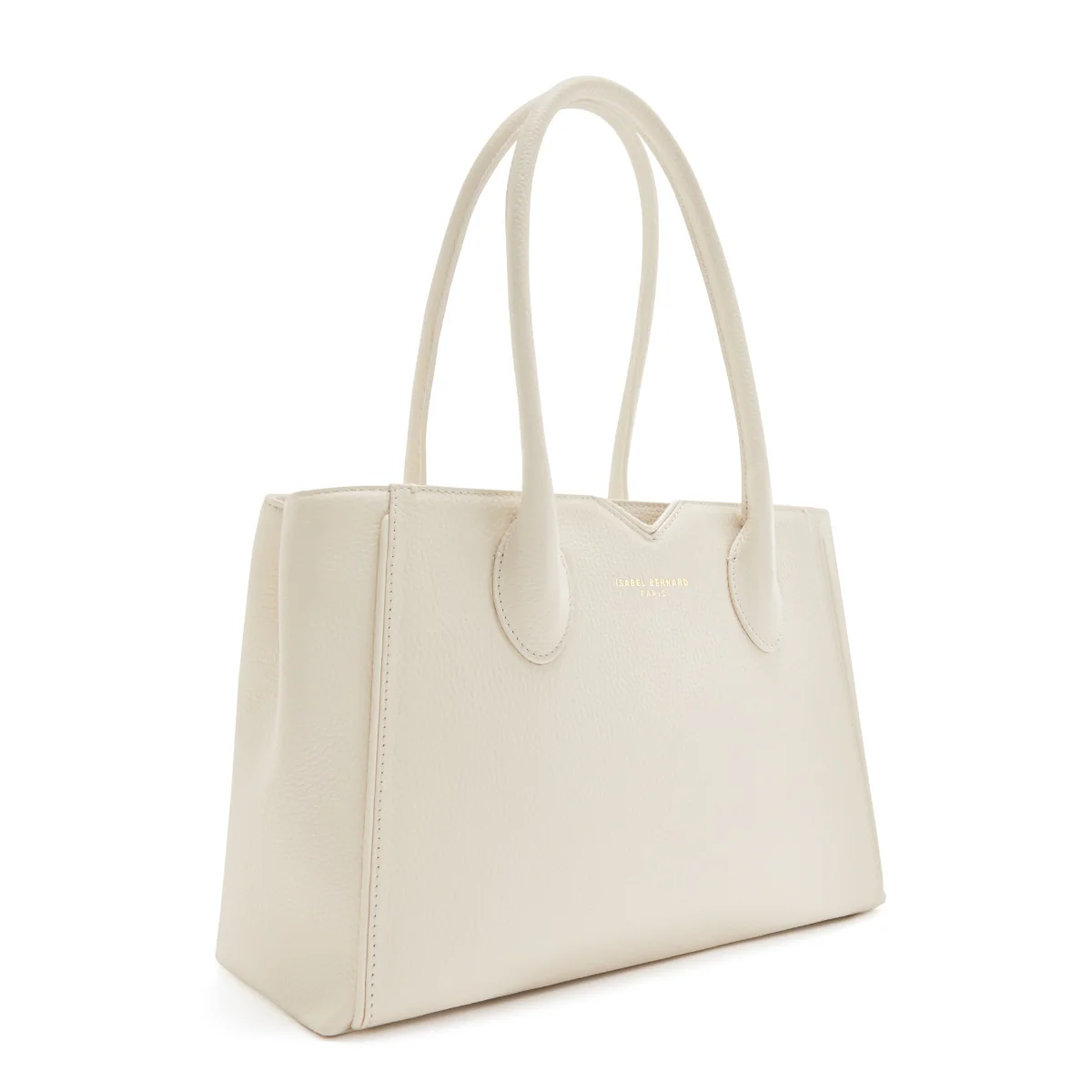 Isabel Bernard Honoré Cloe Midi Crème Kalfsleren Handtas IB25082-070 - Image 4
