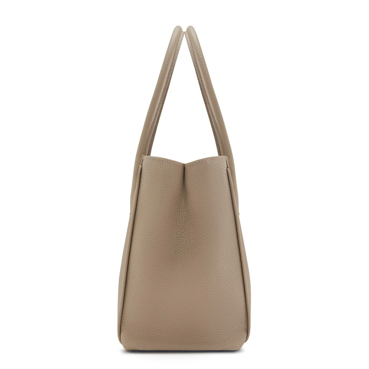 Isabel Bernard Honoré Cloe Midi Taupe Kalfsleren Handtas IB25082-078 - Image 5