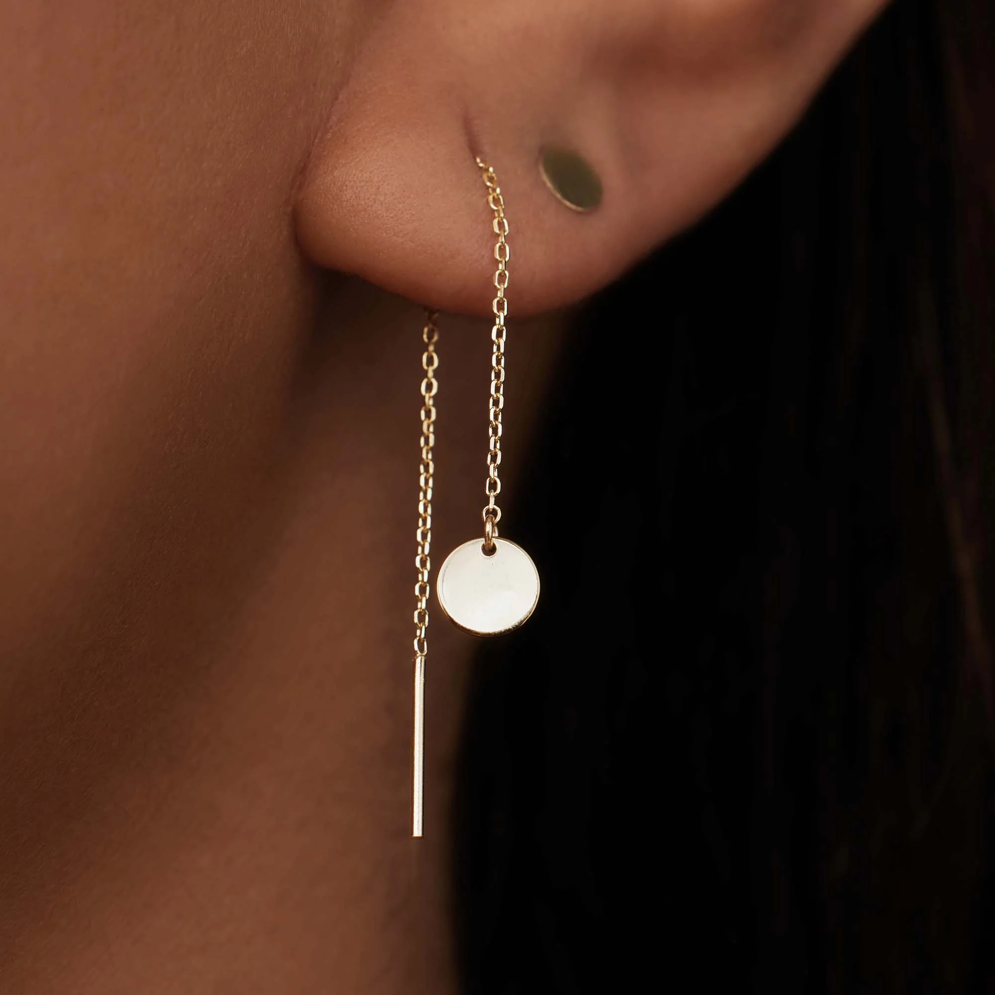 Isabel Bernard 14 Carat Golden Le Marais Jeanne Earrings IB360197 - Image 4