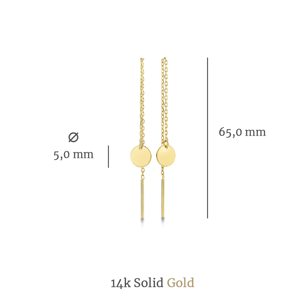 Isabel Bernard 14 Carat Golden Le Marais Jeanne Earrings IB360197 - Image 6