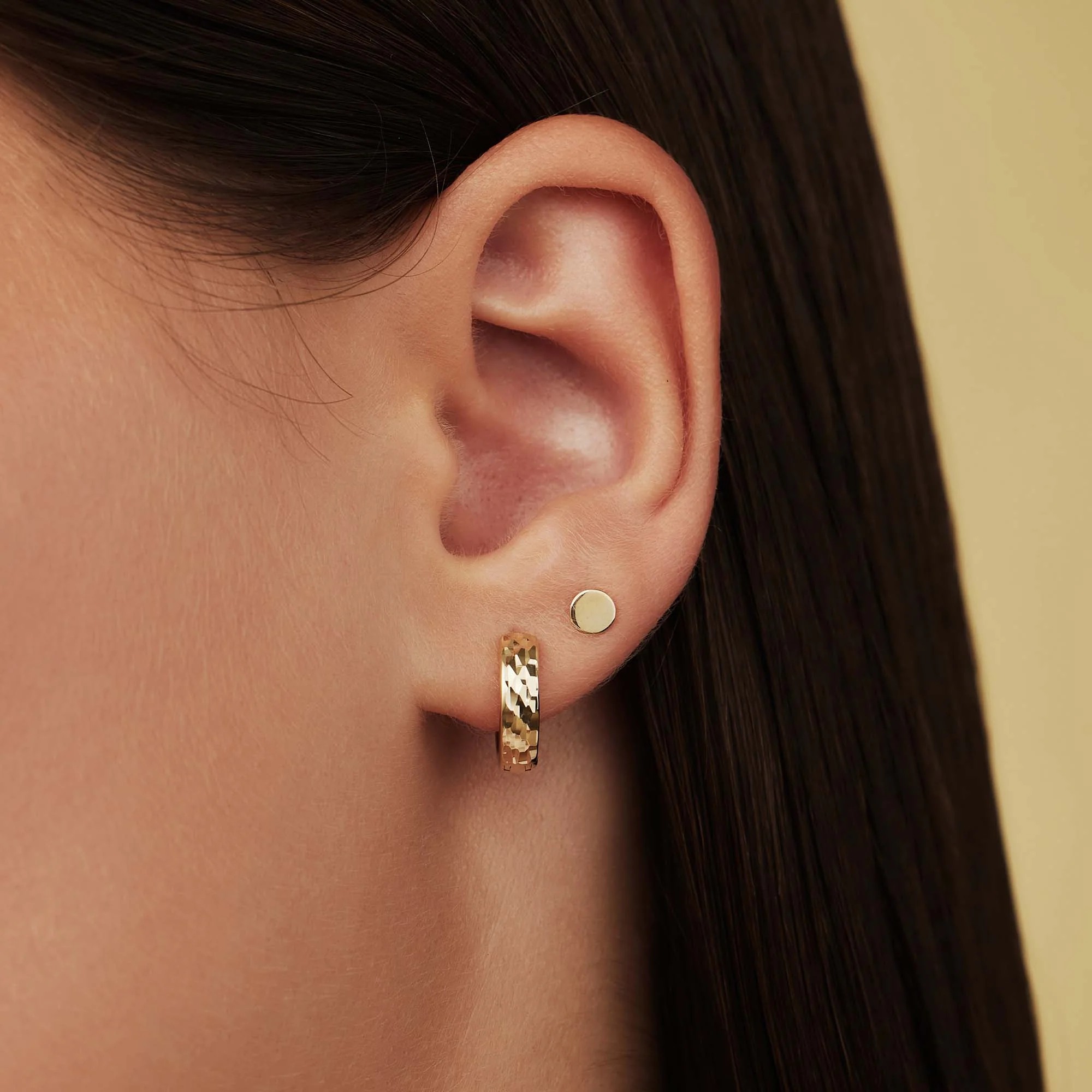 Isabel Bernard 14 Carat Golden Le Marais Jeanne Earstuds IB360196 - Image 2