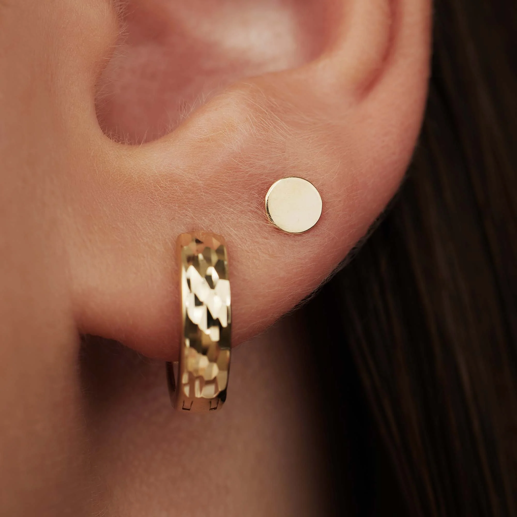 Isabel Bernard 14 Carat Golden Le Marais Jeanne Earstuds IB360196 - Image 3