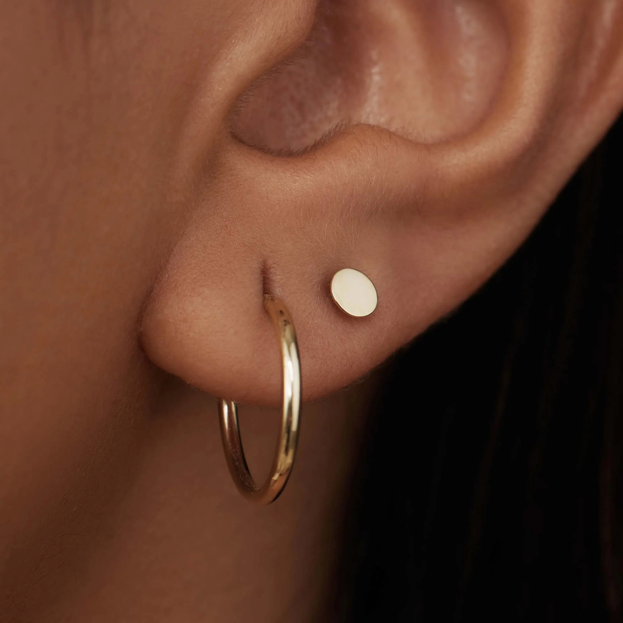 Isabel Bernard 14 Carat Golden Le Marais Jeanne Earstuds IB360196 - Image 4