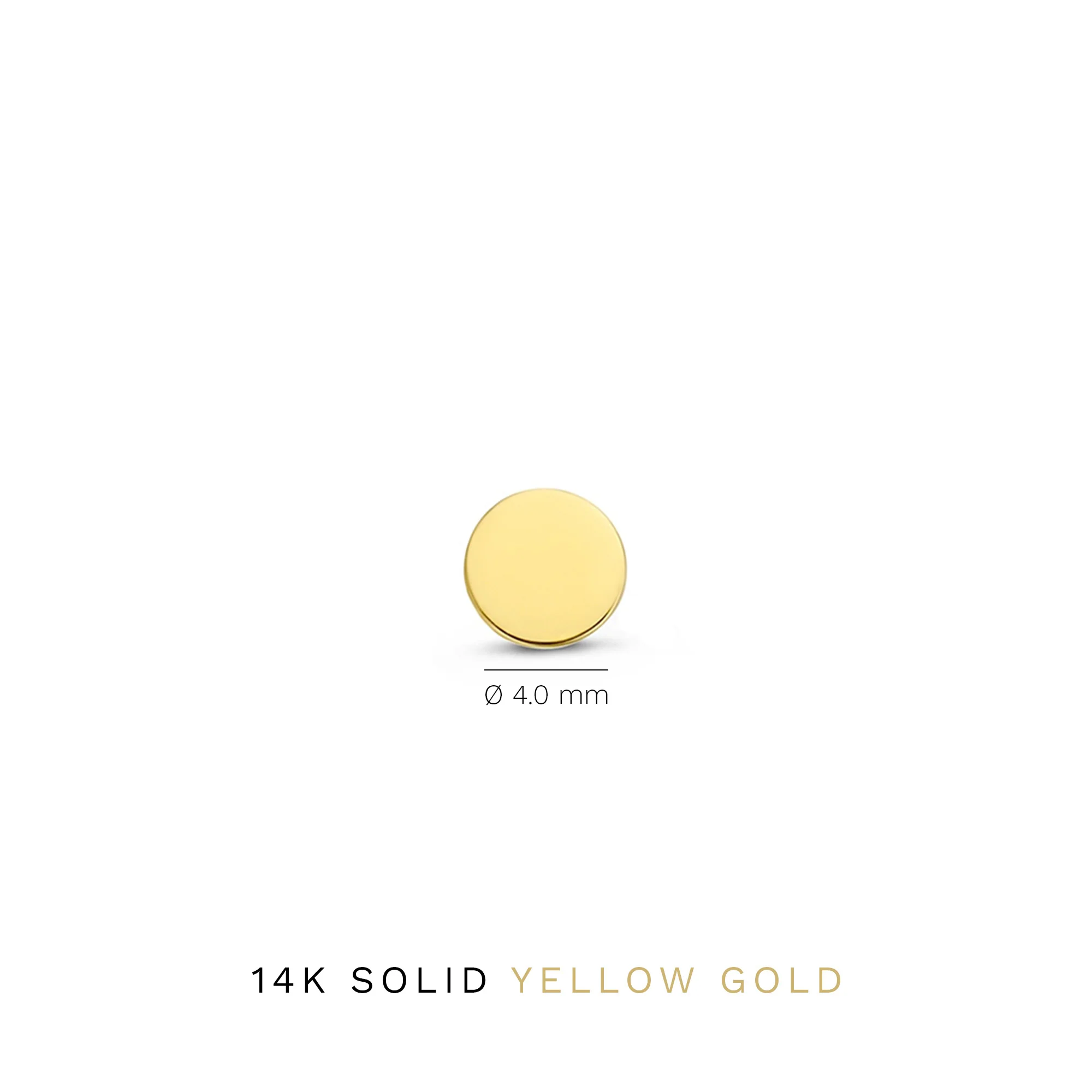 Isabel Bernard 14 Carat Golden Le Marais Jeanne Earstuds IB360196 - Image 5