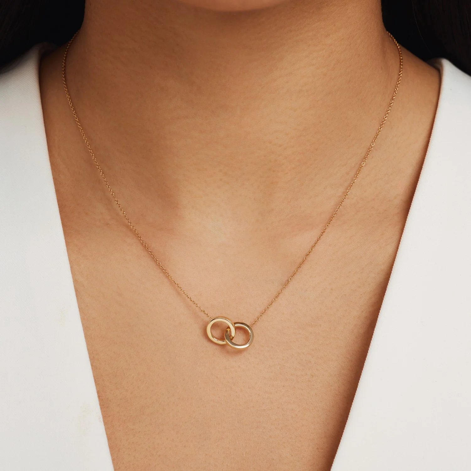 Isabel Bernard 14 Carat Golden Le Marais Zoé Necklace IB340131 (Length: 40.00-44.00 cm) - Image 3