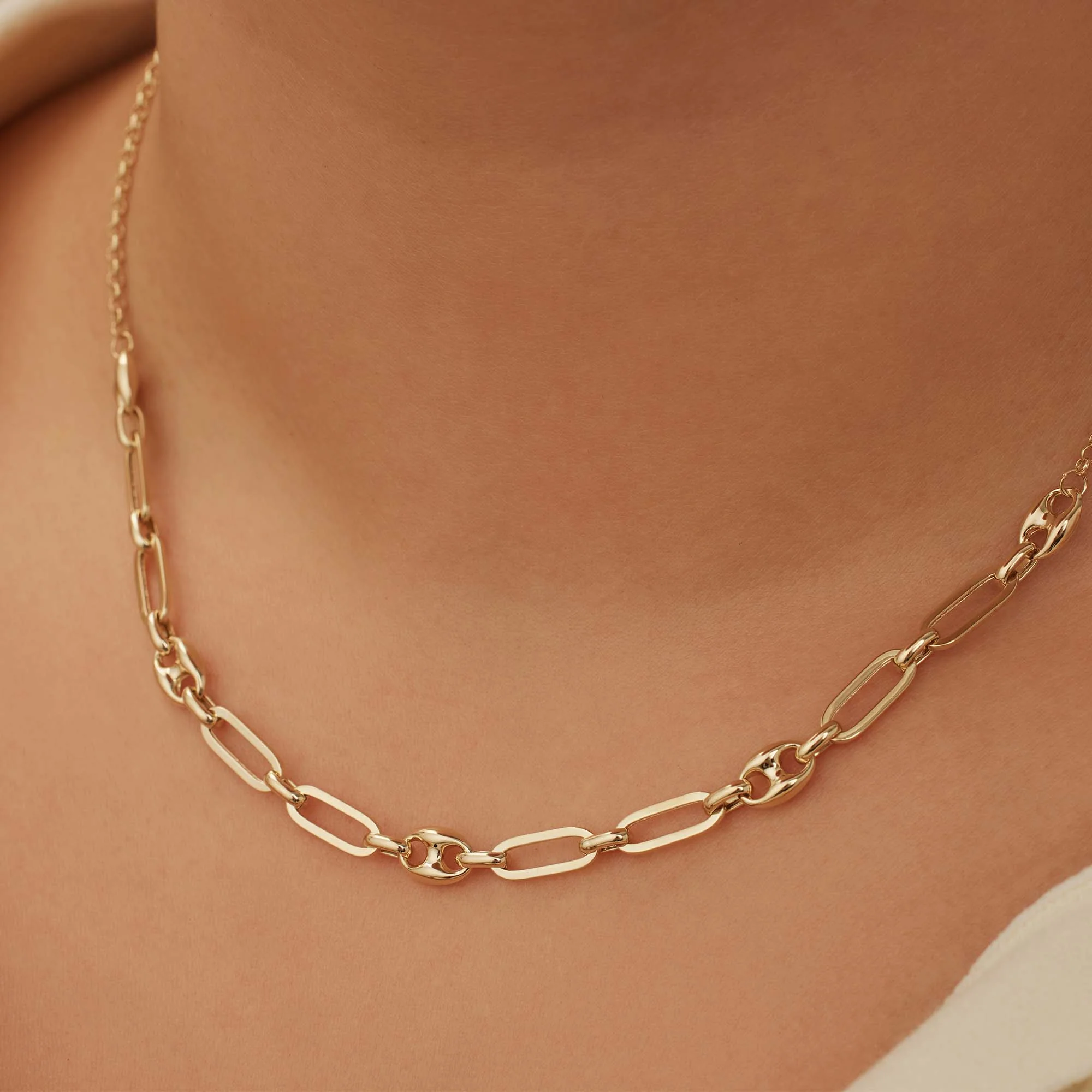 Isabel Bernard Aidee Demie 14 Carat Golden Necklace IB340117 - Image 3