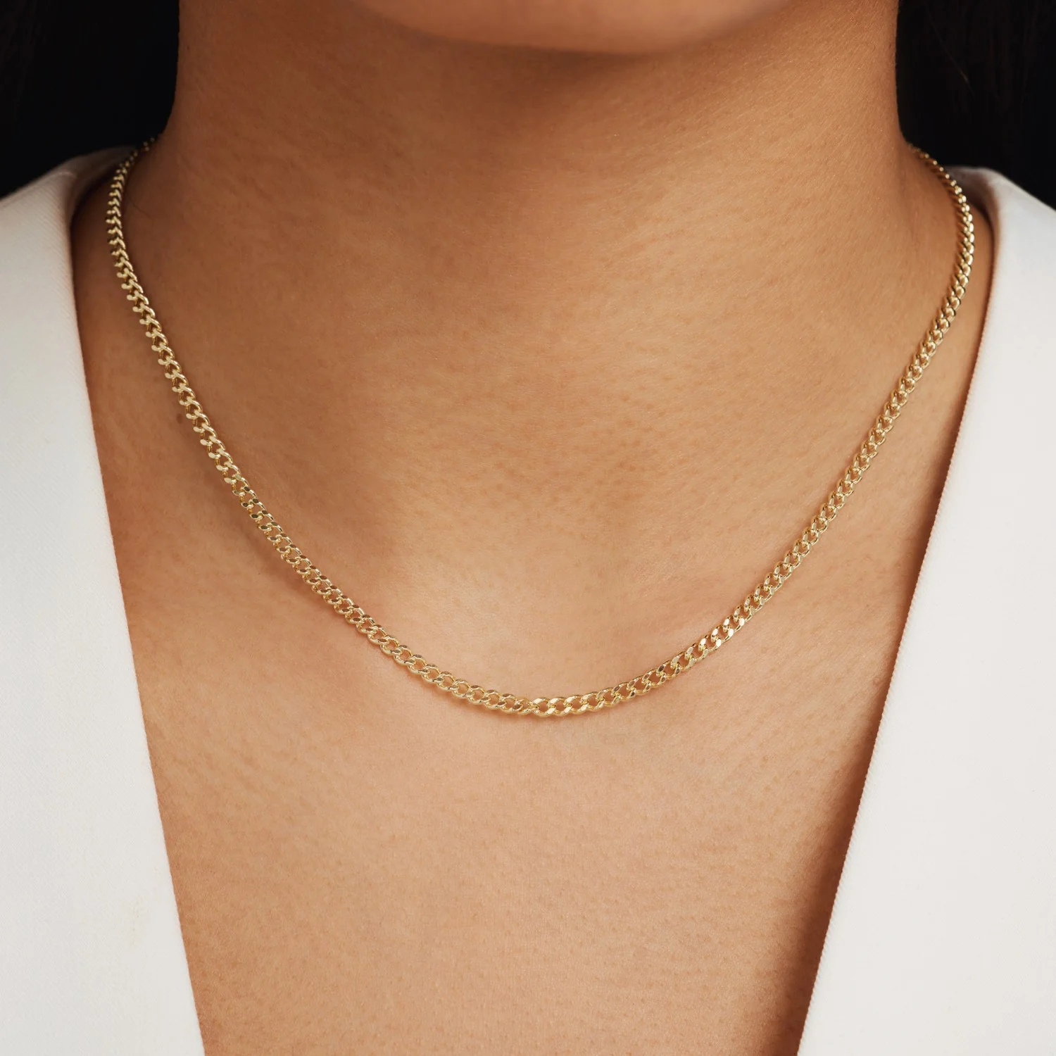 Isabel Bernard Aidee Julee 14 Carat Golden Schakel Necklace IB340111 - Image 2