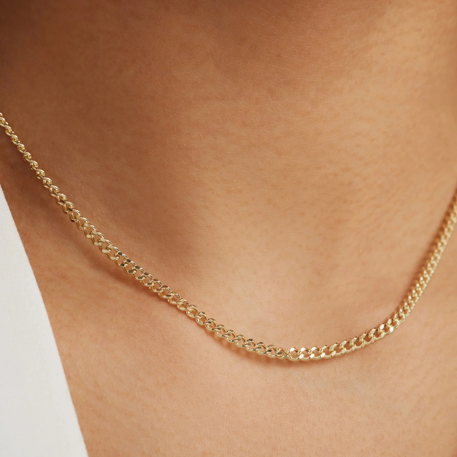 Isabel Bernard Aidee Julee 14 Carat Golden Schakel Necklace IB340111 - Image 3
