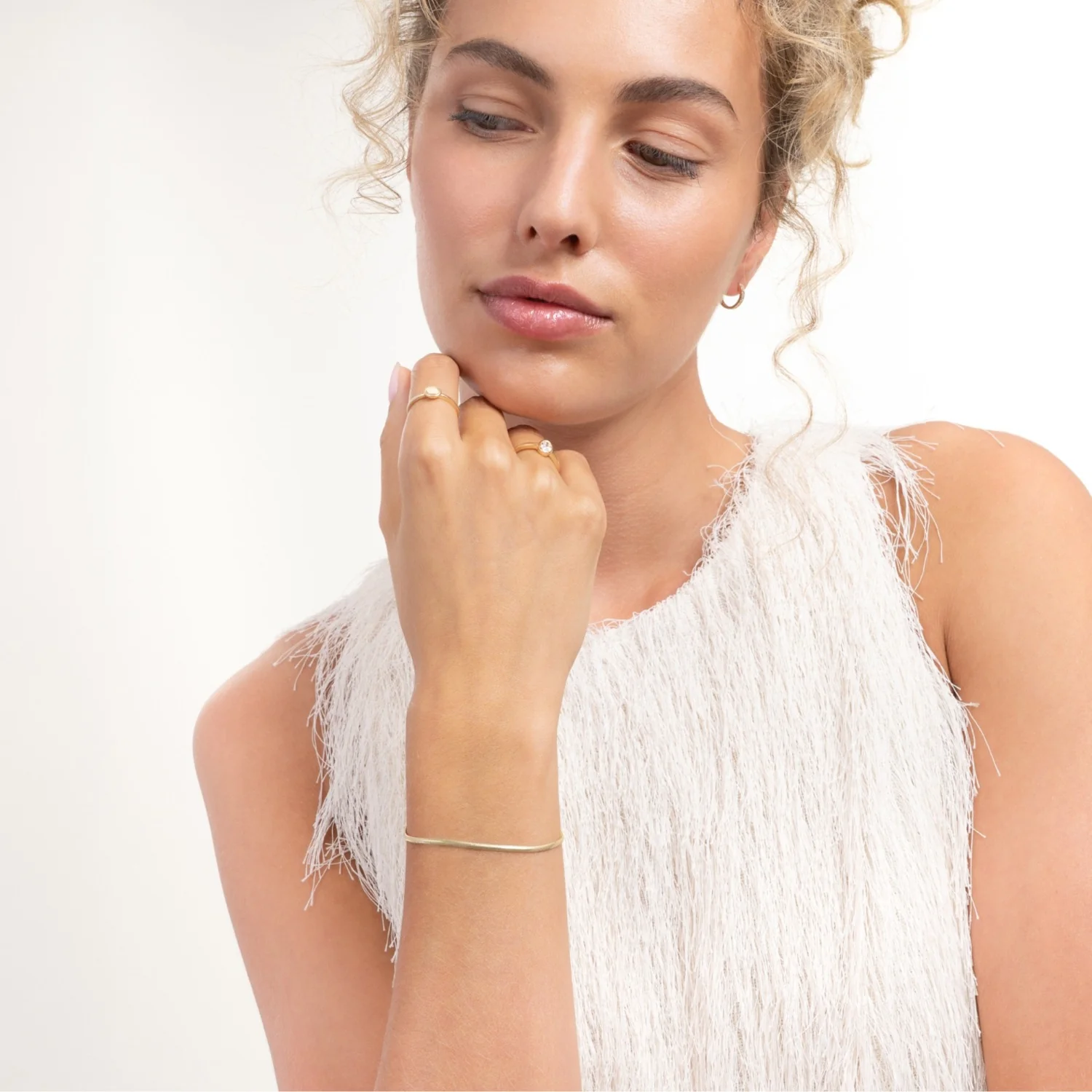 Isabel Bernard Aidee Leontine 14 Karat Gold Snake Bracelet IB320155 - Image 3