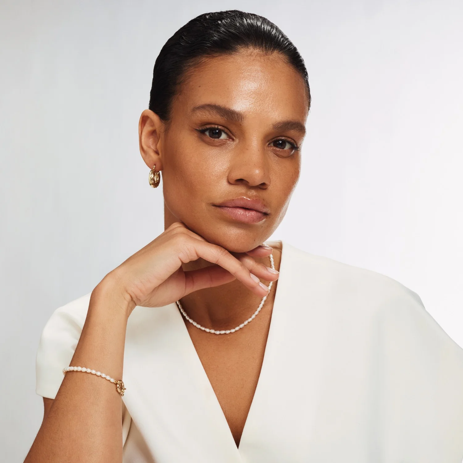 Isabel Bernard Aidee Marissa 14 Carat Golden Necklace IB340086 - Image 4