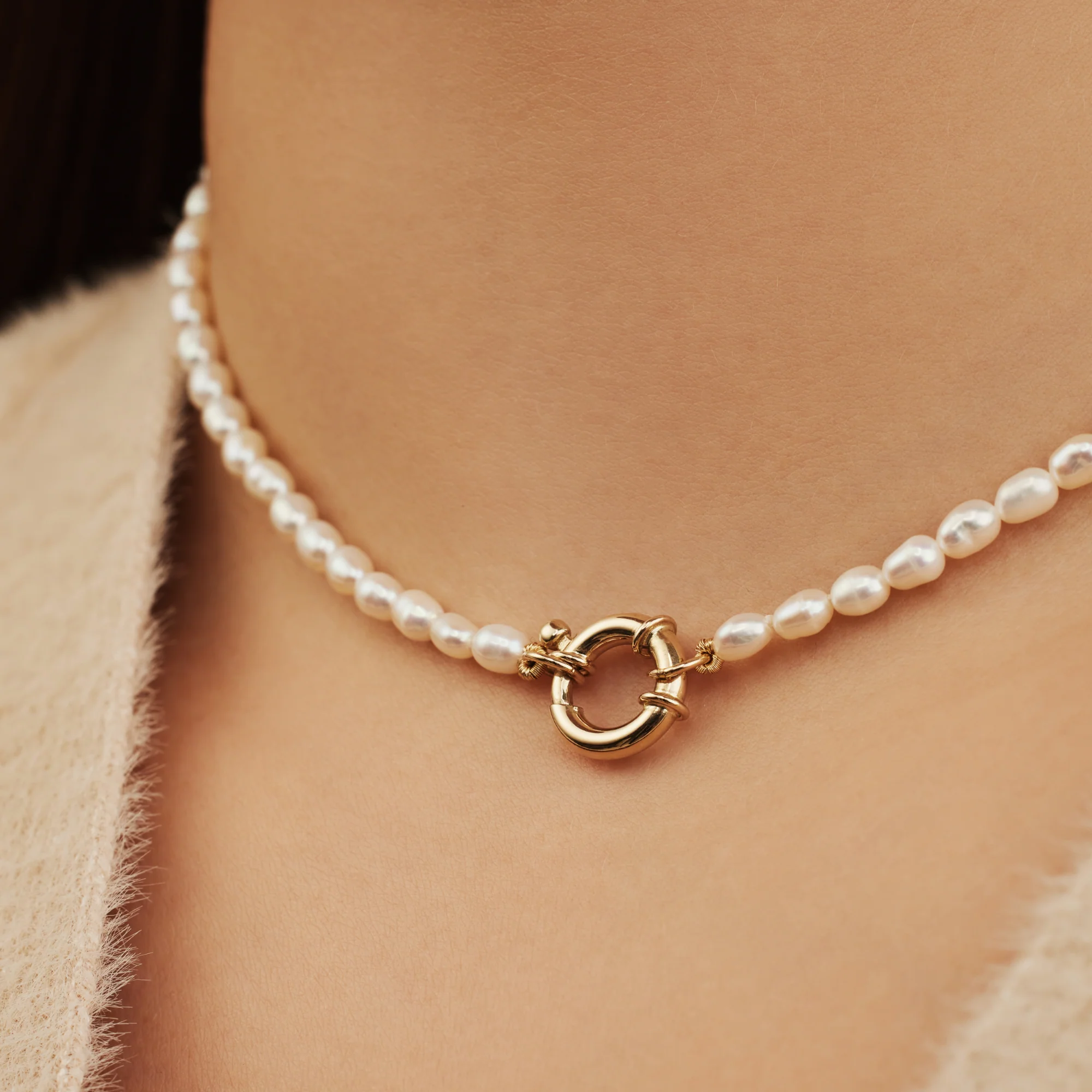 Isabel Bernard Aidee Marissa 14 Carat Golden Necklace IB340086 - Image 5
