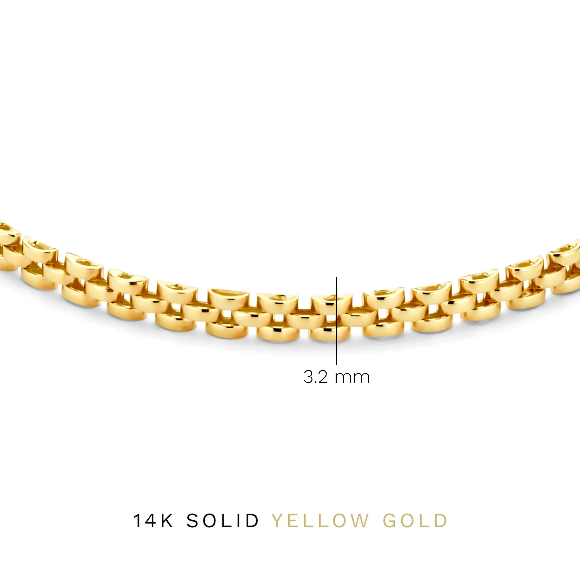 Isabel Bernard Aidee Rosine 14 Carat Golden Chain bracelet IB320137 - Image 6