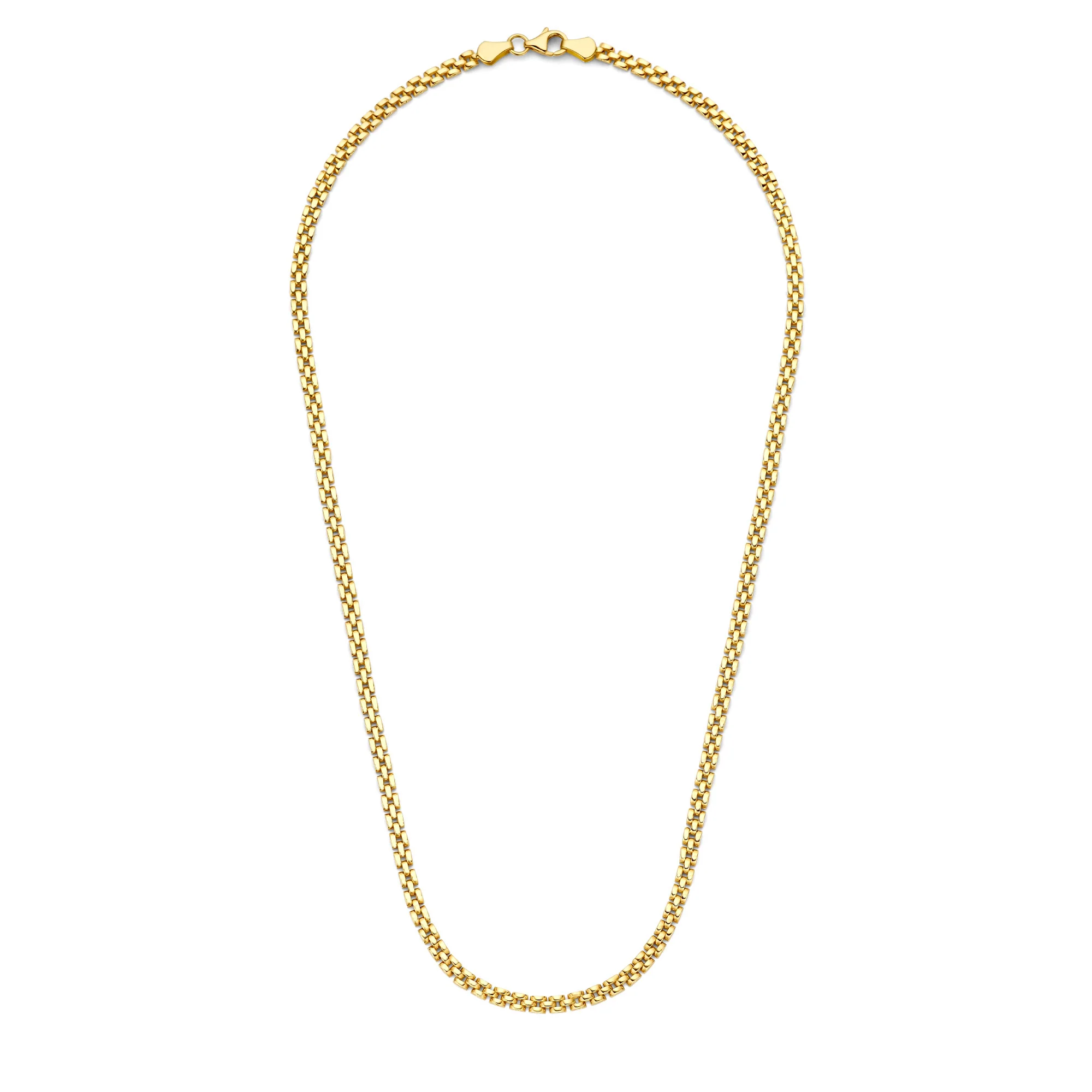 Isabel Bernard Aidee Rosine 14 Carat Golden Schakel Necklace IB340164 - Image 6
