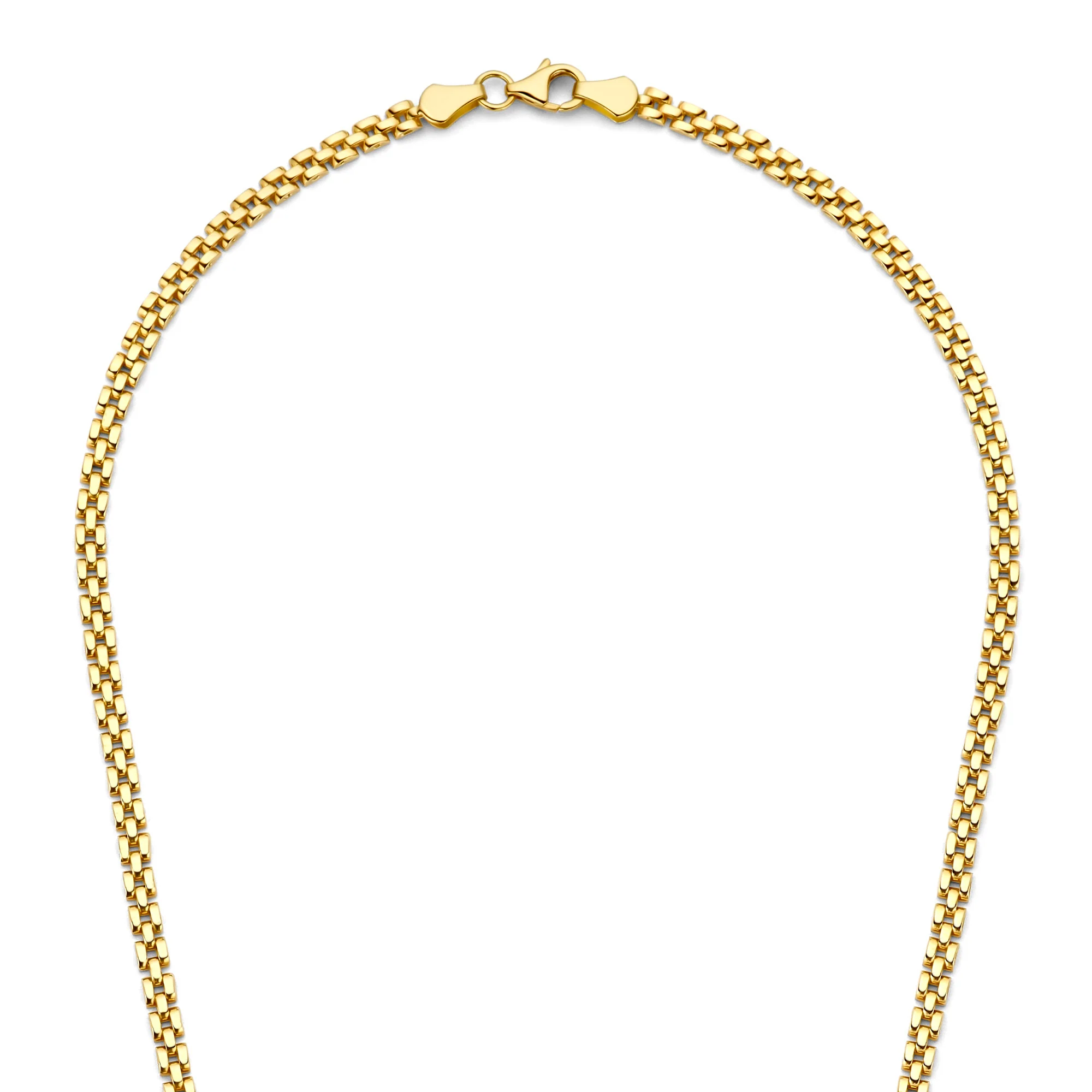 Isabel Bernard Aidee Rosine 14 Carat Golden Schakel Necklace IB340164 - Image 7