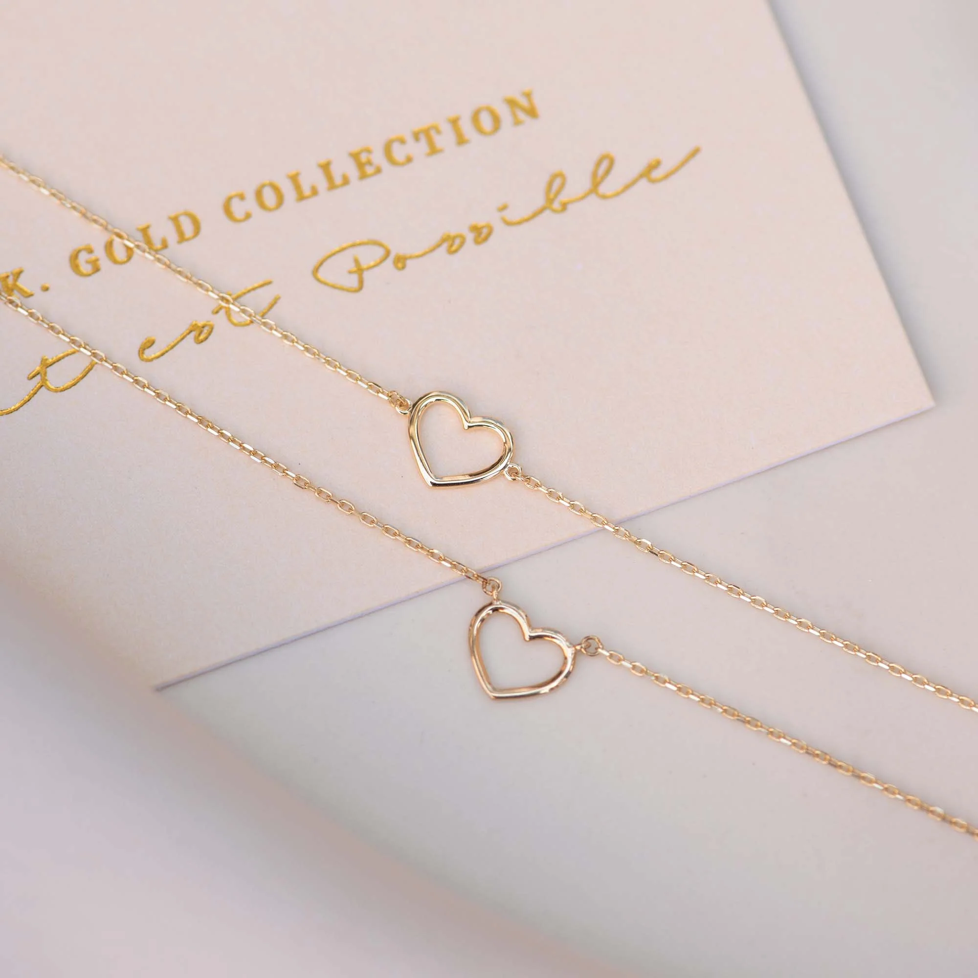 Isabel Bernard Belleville Amore 14 Carat Golden Necklace IB340138 (Length: 40.00-44.00 cm) - Image 5