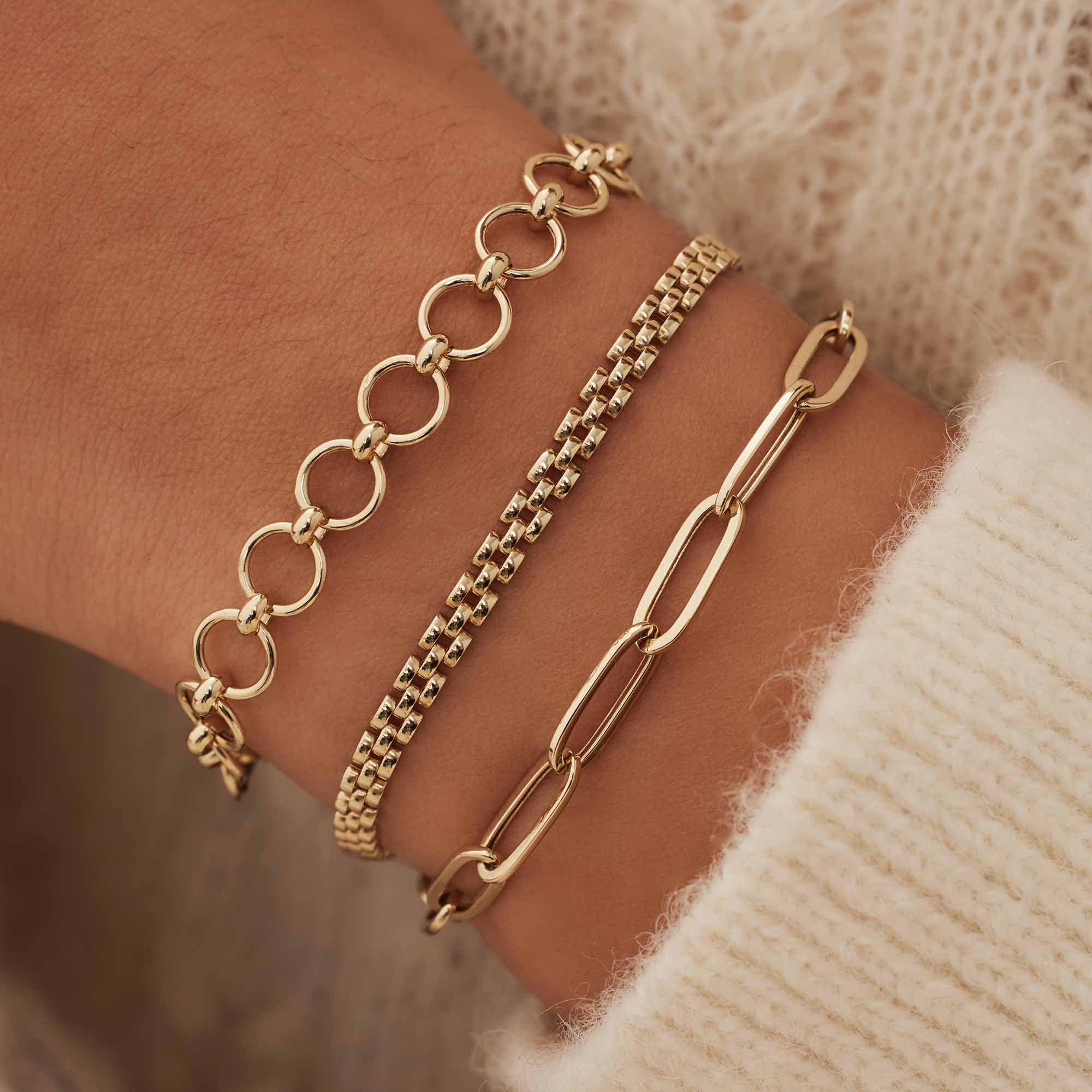 Isabel Bernard Belleville Axelle 14 Carat Golden Chain bracelet IB320136 - Image 5