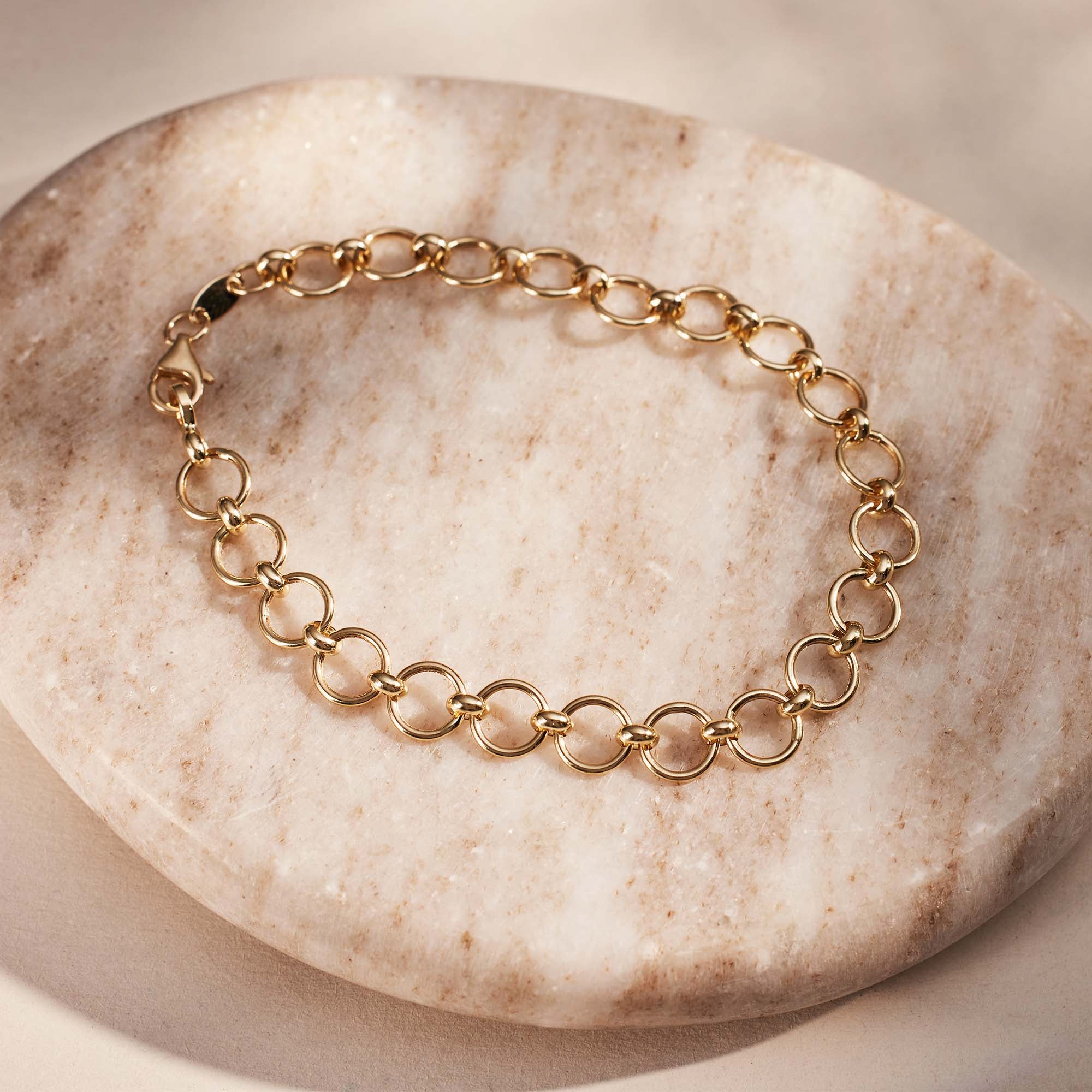 Isabel Bernard Belleville Axelle 14 Carat Golden Chain bracelet IB320136 - Image 7