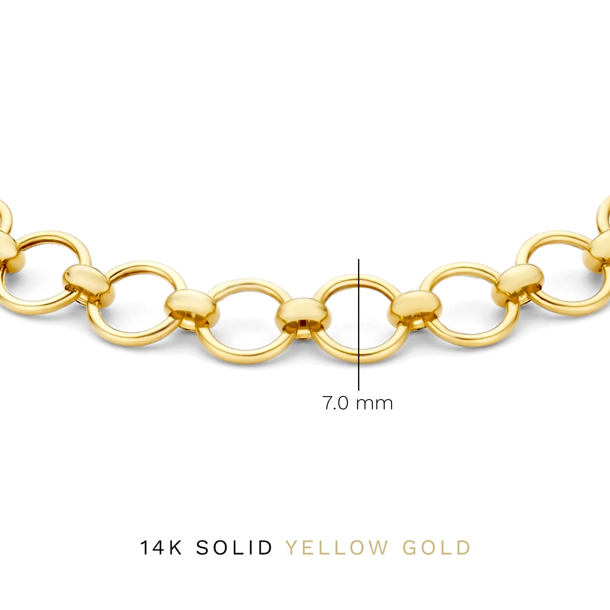 Isabel Bernard Belleville Axelle 14 Carat Golden Chain bracelet IB320136 - Image 8