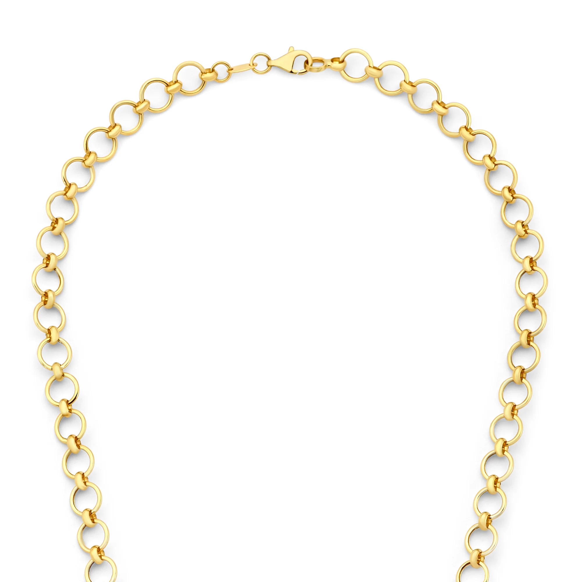 Isabel Bernard Belleville Axelle 14 Carat Golden Schakel Necklace IB340163 - Image 7