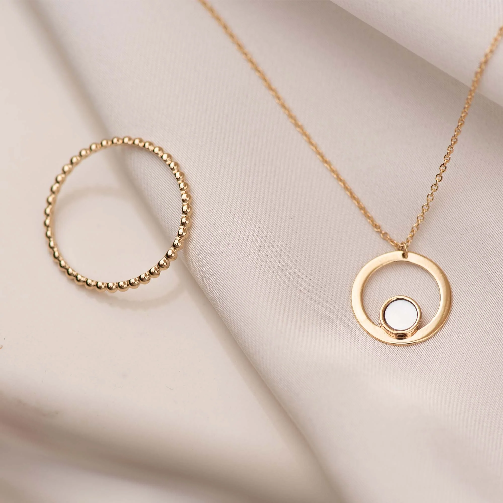 Isabel Bernard Belleville Nova 14 Carat Golden Necklace IB340029 (Length: 40.00-45.00 cm) - Image 4