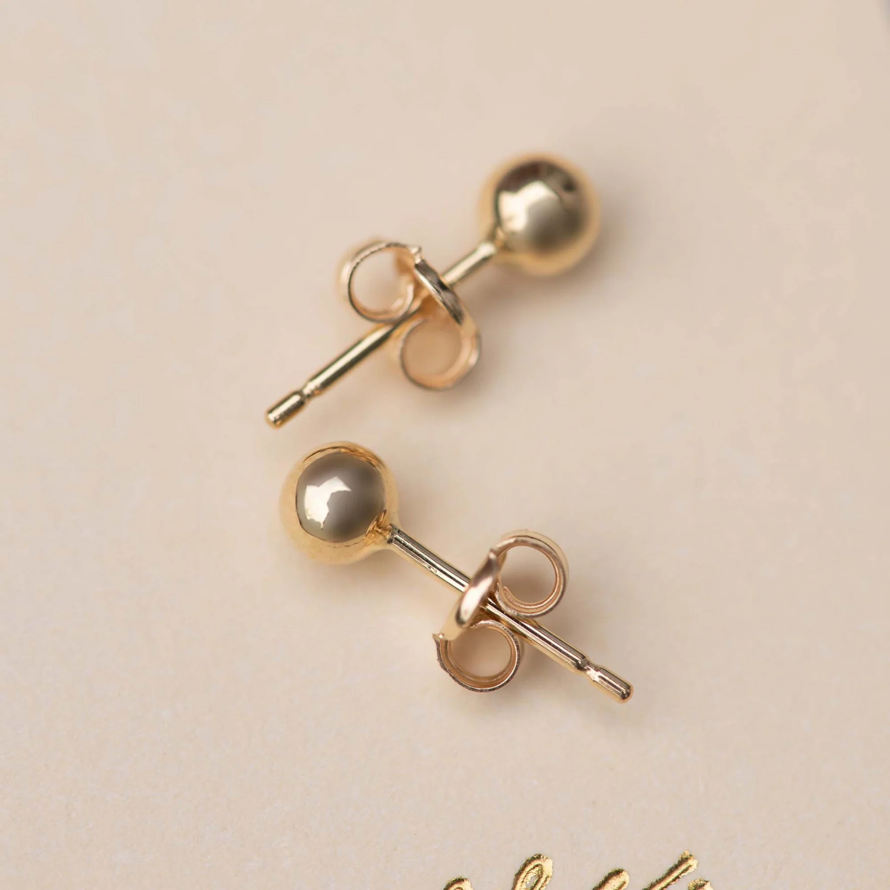 Isabel Bernard Cadeau d´Isabel 14 Carat Golden Earrings Set IB90119 - Image 5
