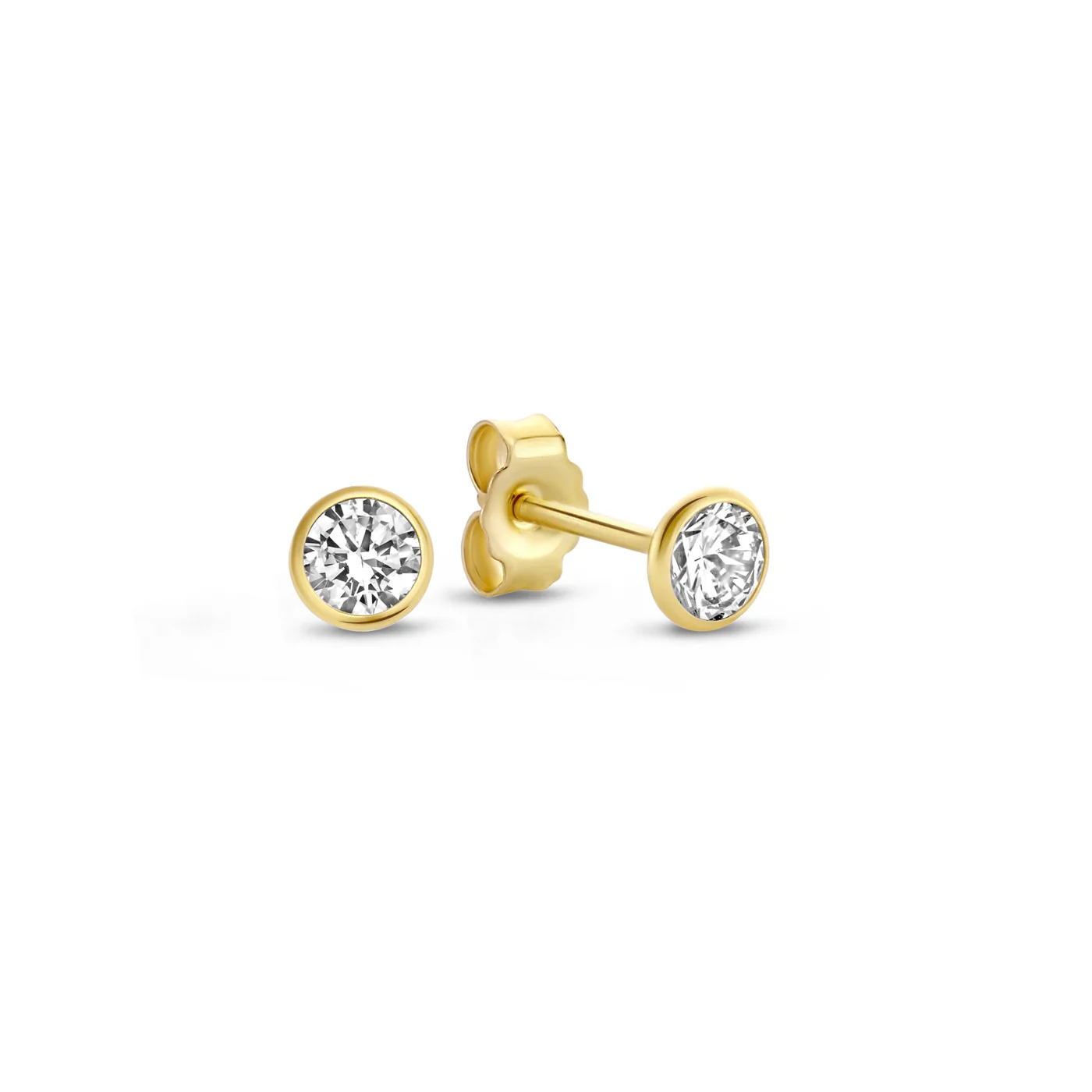 Isabel Bernard Cadeau d´Isabel 14 Carat Golden Earrings Set IB90121 - Image 5