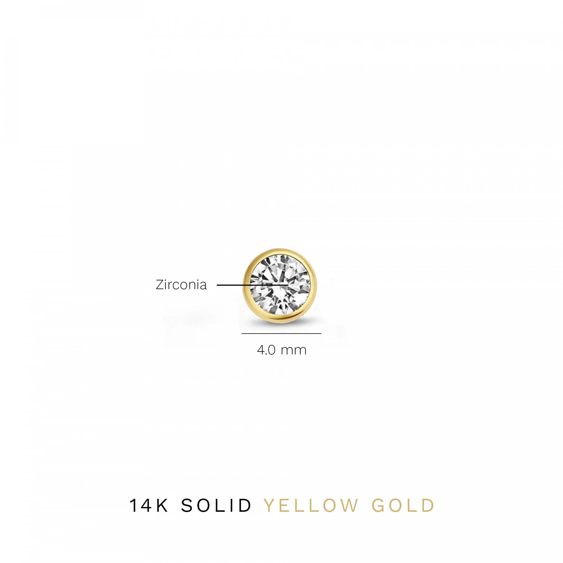Isabel Bernard Cadeau d´Isabel 14 Carat Golden Earrings Set IB90121 - Image 7