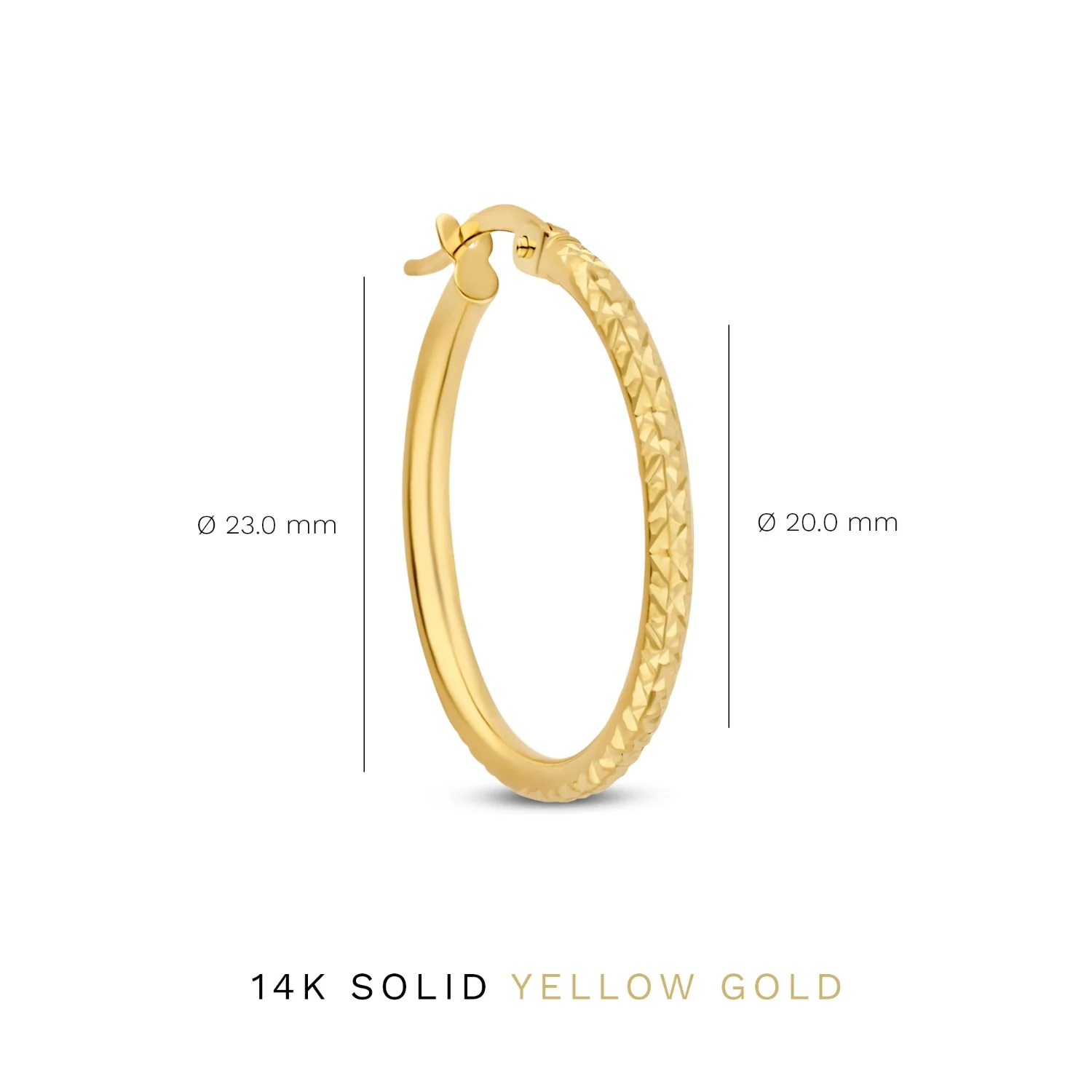 Isabel Bernard Cadeau d´Isabel 14 Carat Golden Earrings Set IB90133 - Image 6