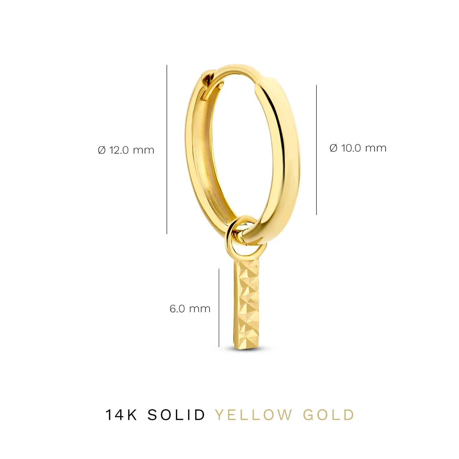 Isabel Bernard Cadeau d´Isabel 14 Carat Golden Earrings Set IB90133 - Image 7
