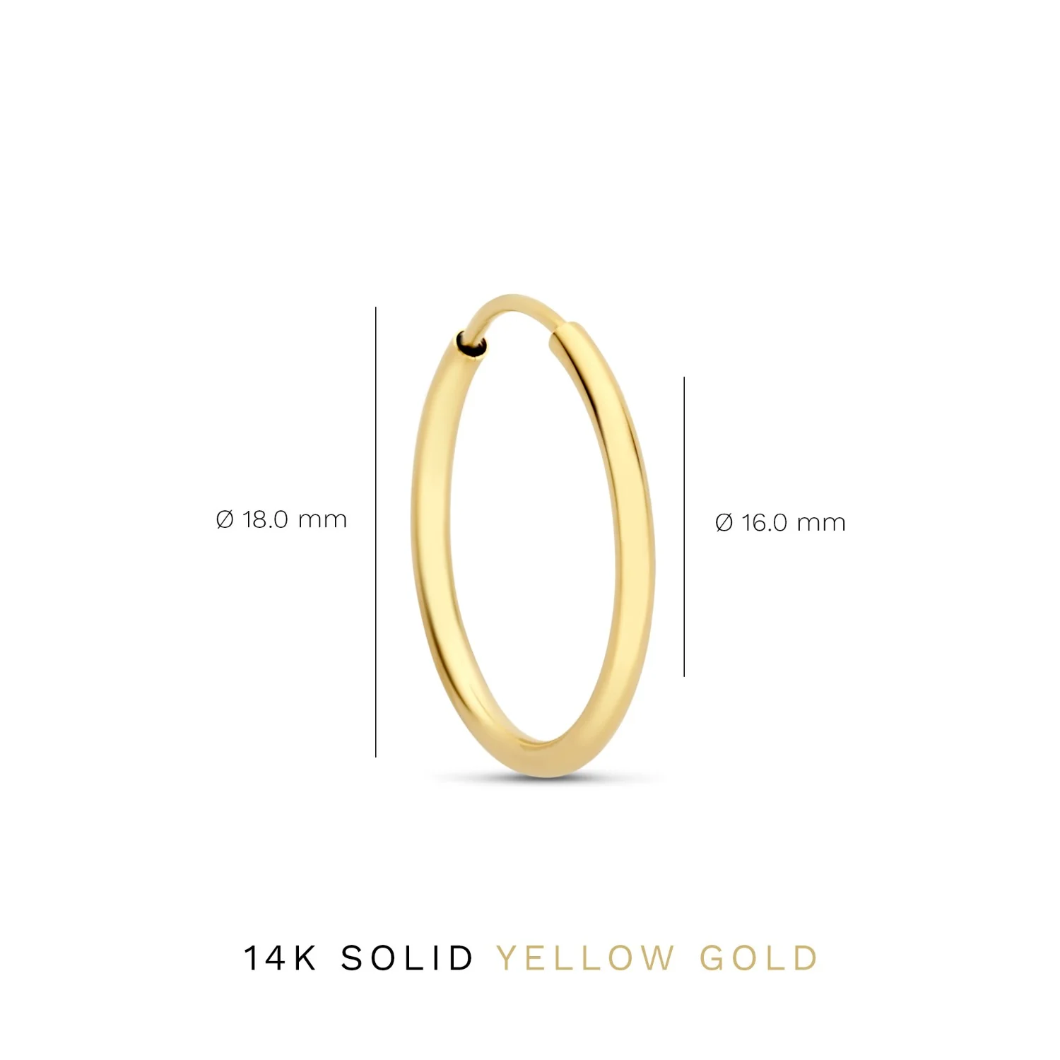 Isabel Bernard Cadeau d'Isabel 14 Carat Golden Earrings set IB90075 - Image 7
