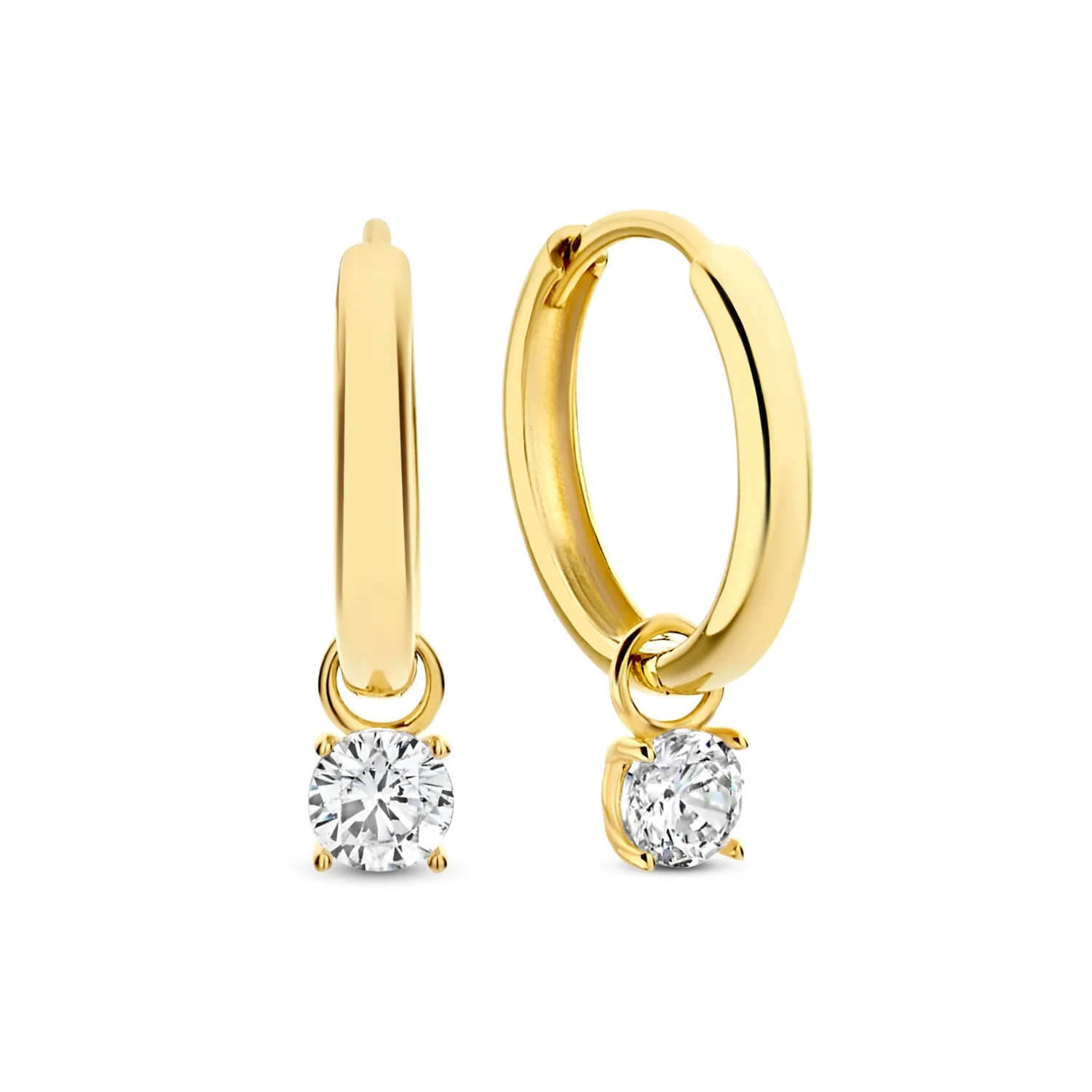 Isabel Bernard Cadeau d'Isabel 14 Carat Golden Earrings set IB90079 - Image 5