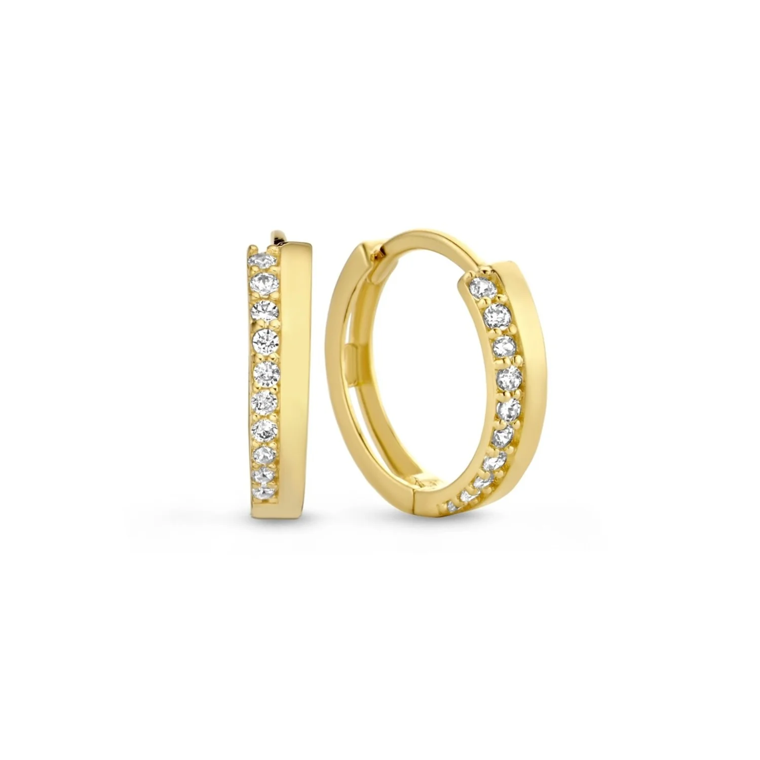 Isabel Bernard Cadeau d'Isabel 14 Carat Golden Earrings Set IB90096 - Image 5