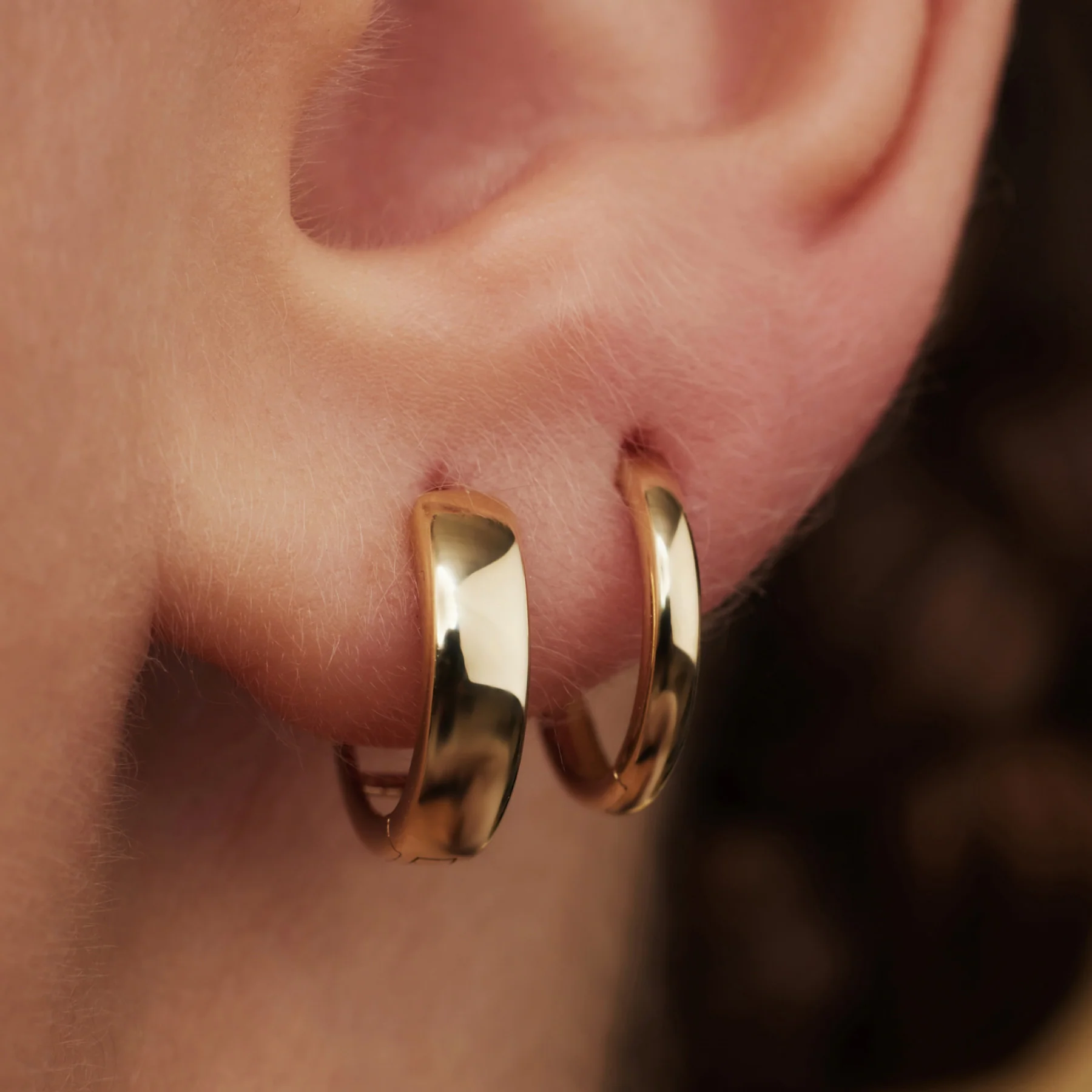 Isabel Bernard Cadeau d'Isabel 14 Carat Golden Earrings Set IB90147 - Image 3