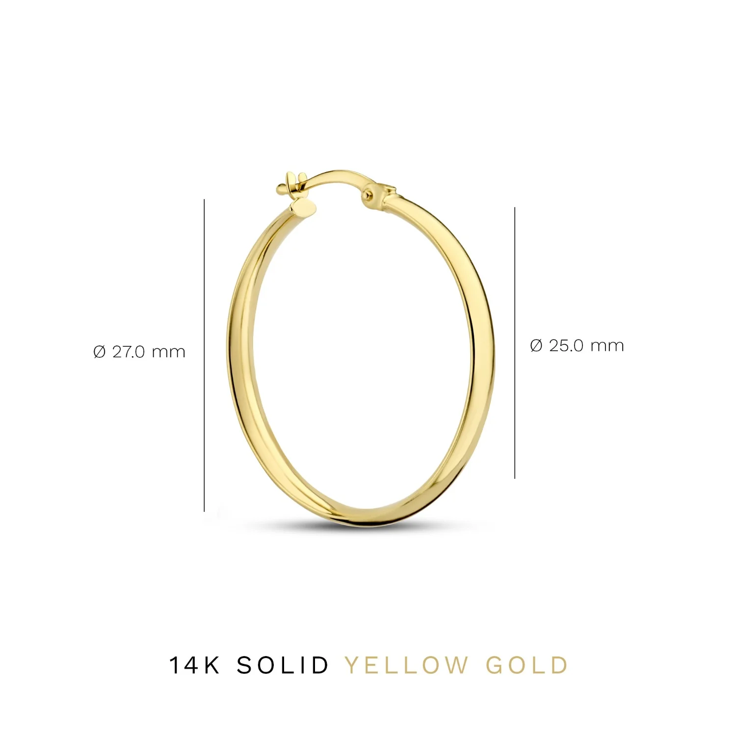 Isabel Bernard Cadeau d'Isabel 14 Carat Golden Earrings Set IB90149 - Image 6