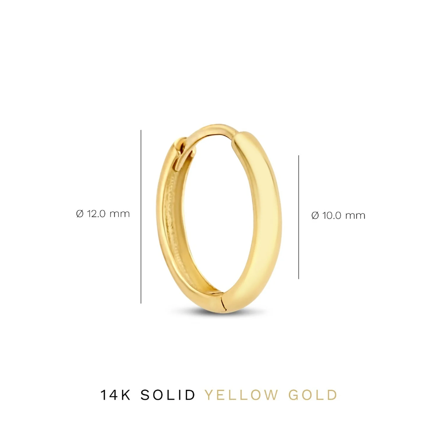 Isabel Bernard Cadeau d'Isabel 14 Carat Golden Earrings Set IB90151 - Image 6