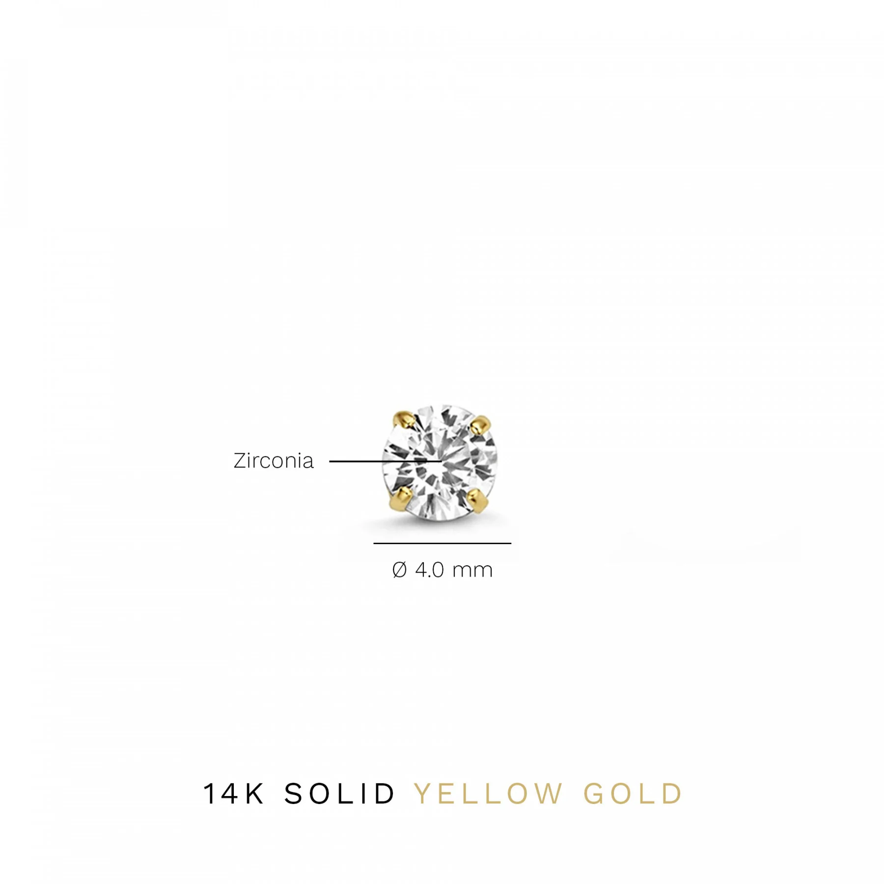 Isabel Bernard Cadeau d'Isabel 14 Carat Golden Earrings Set IB90151 - Image 7