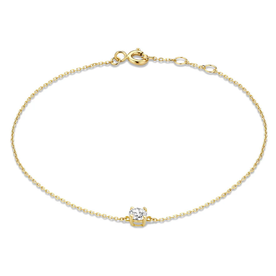 Isabel Bernard Cadeau d'Isabel 14 Carat Golden Necklace and Bracelet giftset IB90029 - Image 9
